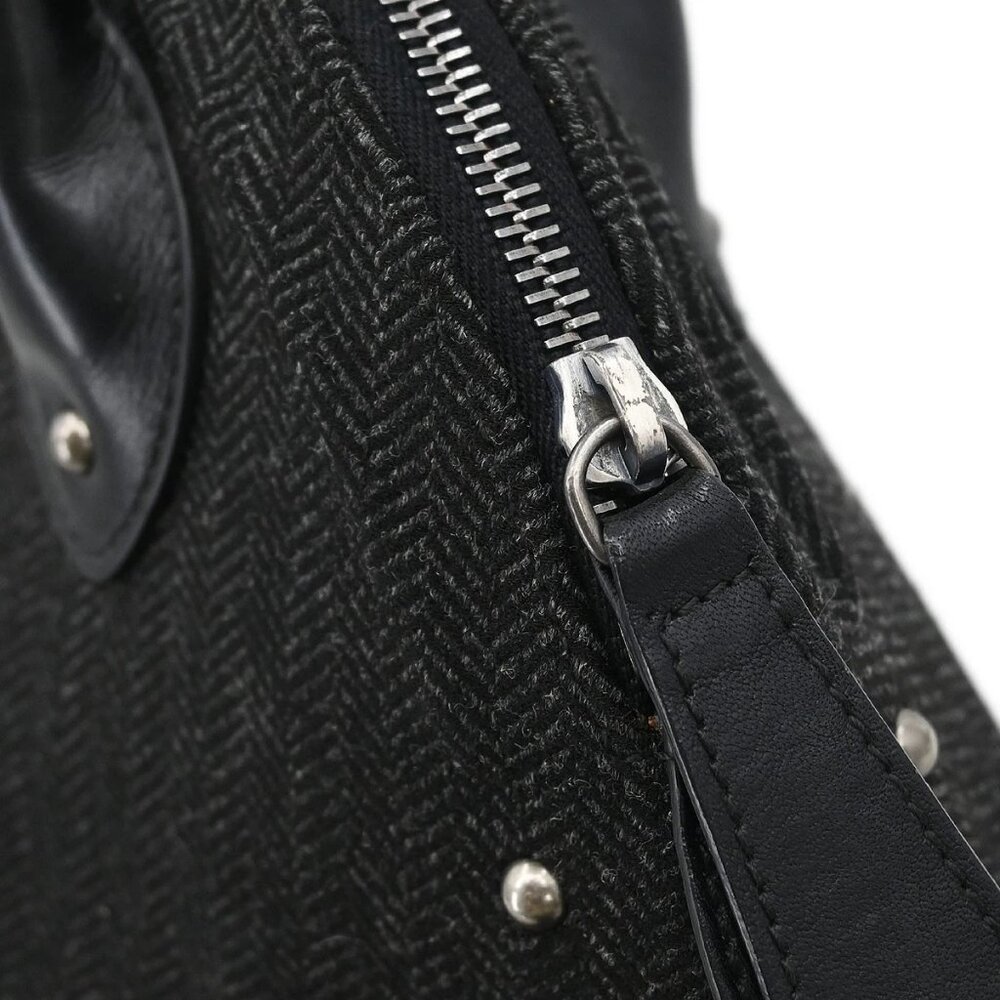 Christian Dior Black Canvas Jeanne Handbag 05-MA-0057 116917 - Picture 6 of 10